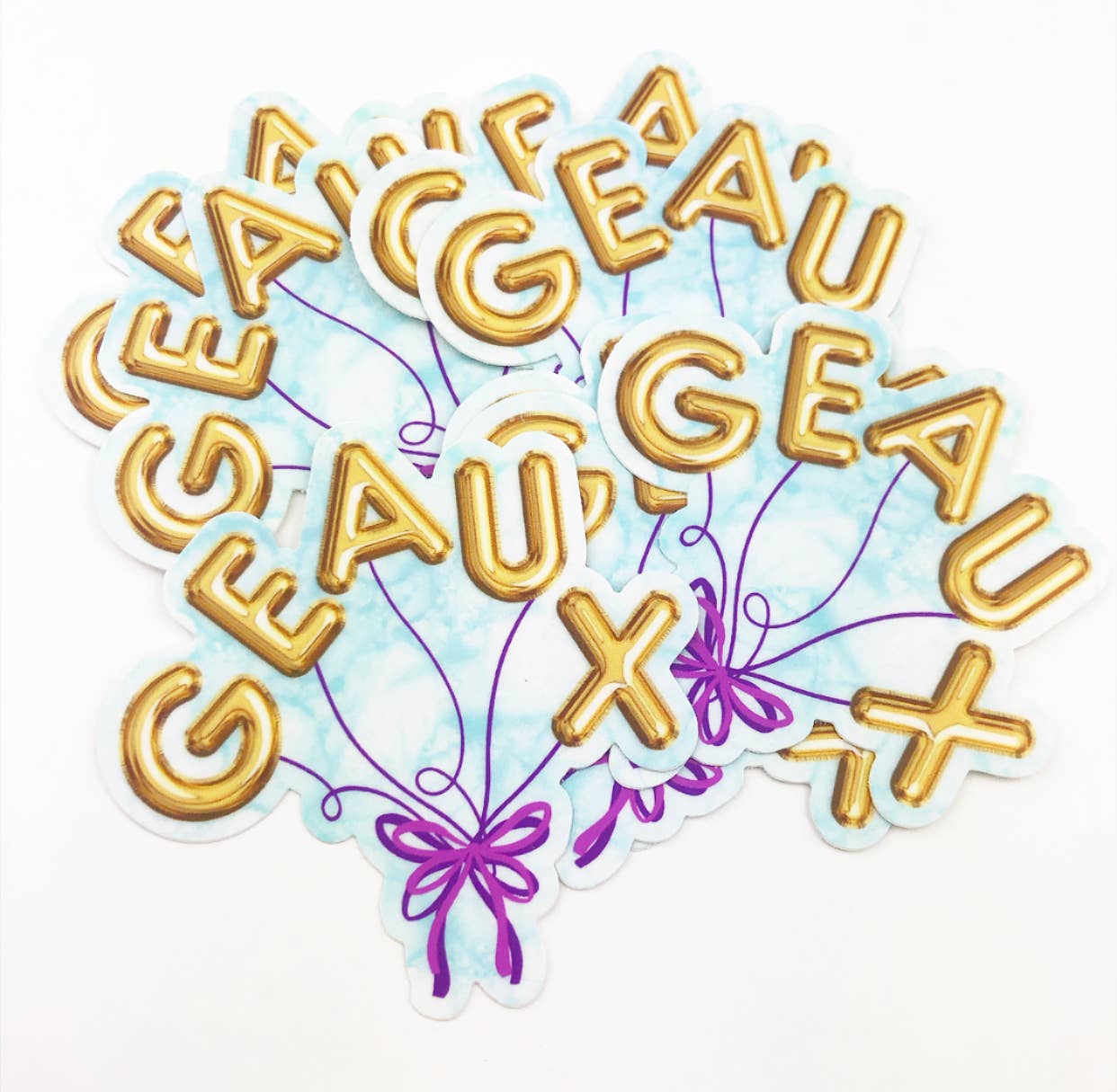 GAME DAY STICKER - GEAUX Balloons
