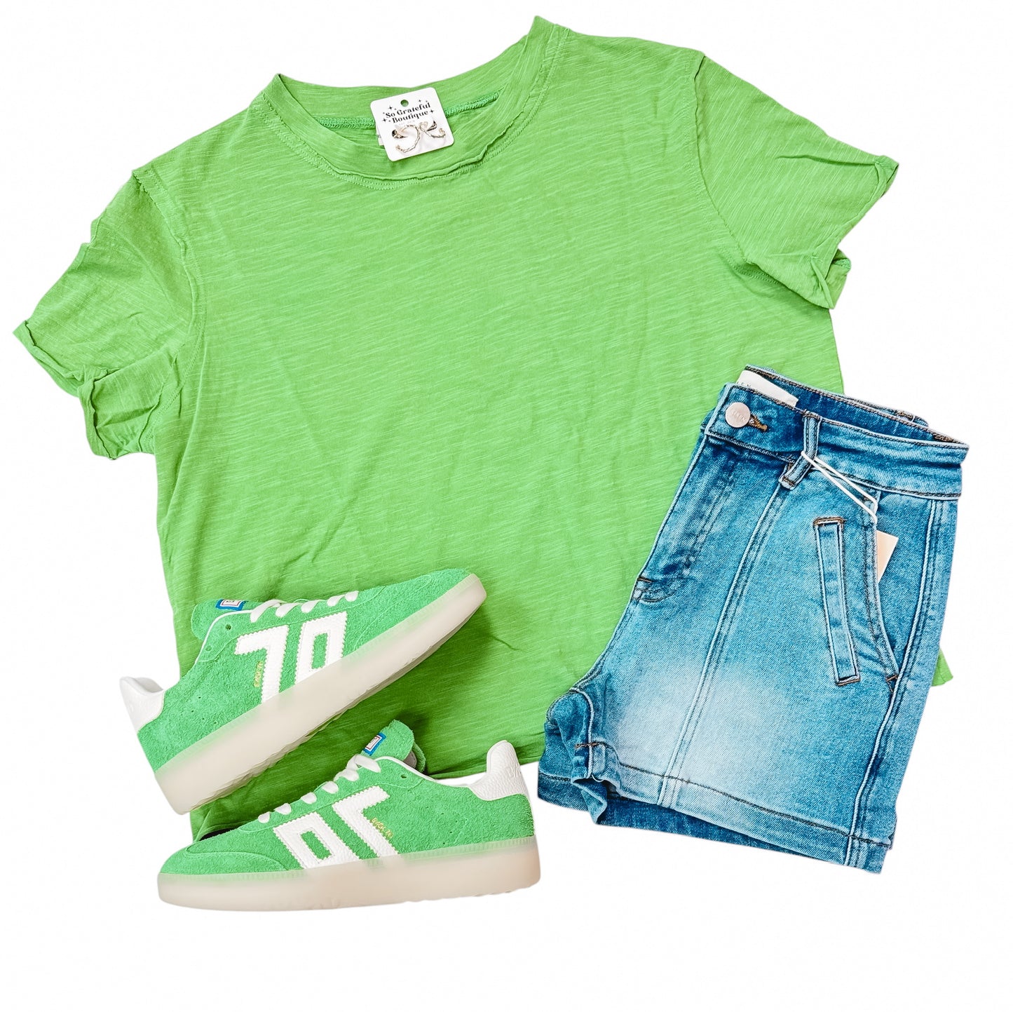 Act 5 Field Green Slub Tee