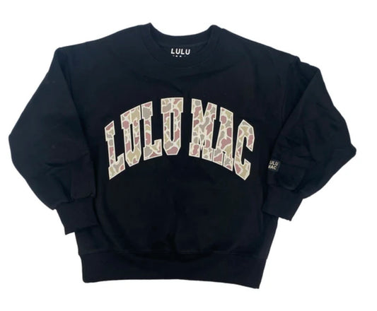 Black Camo LuLu Mac Sweatshirt