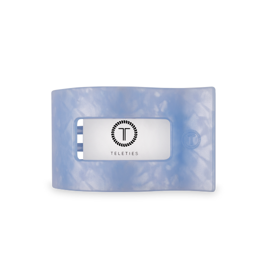 Flat Rectangle Hair Clip | Medium | Blue Lagoon