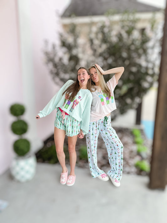 PF Doorbuster #7 Sequin Nutcracker Crewneck