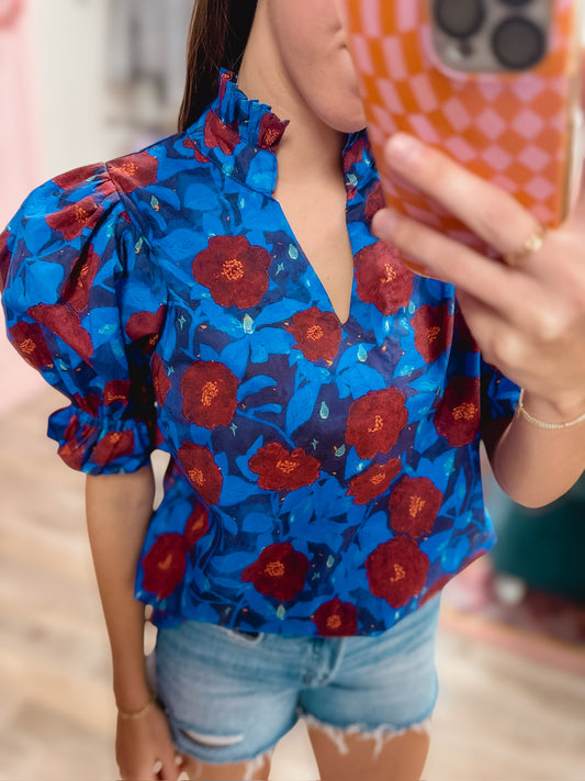 Midnight Garden Blouse