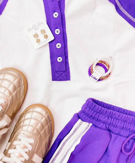 Purple Half Time Skirt