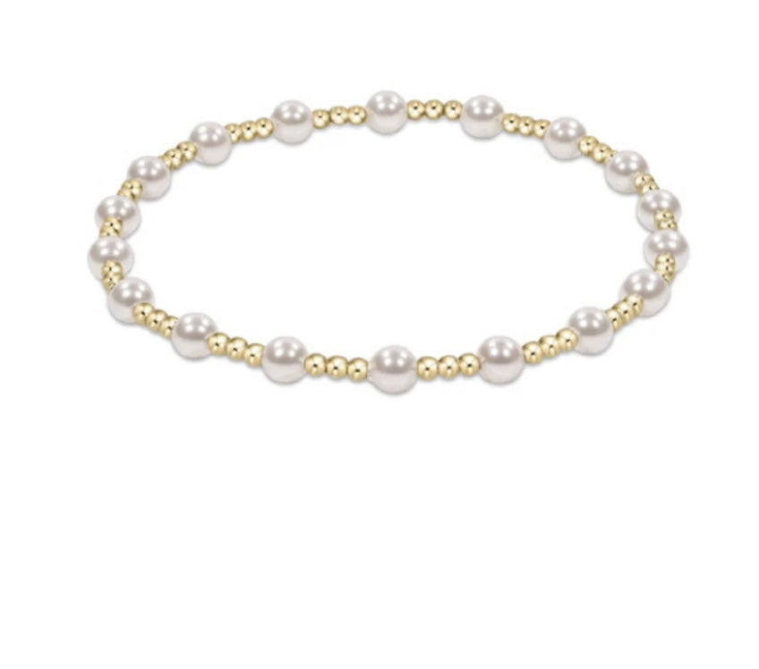 Classic Pearl Sincerity 4mm Bead Bracelet