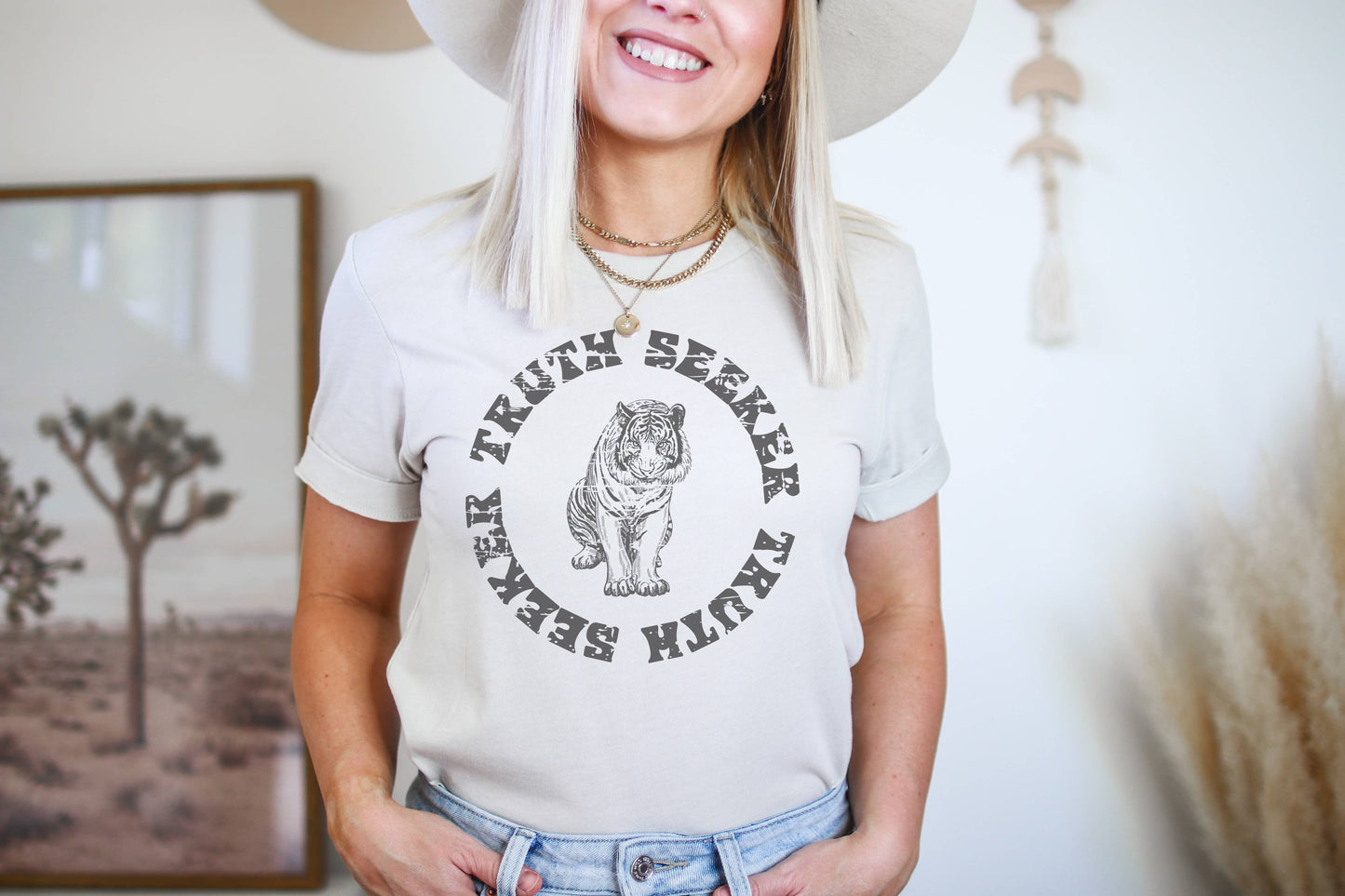 Truth Seeker Graphic Tee | Tiger Retro