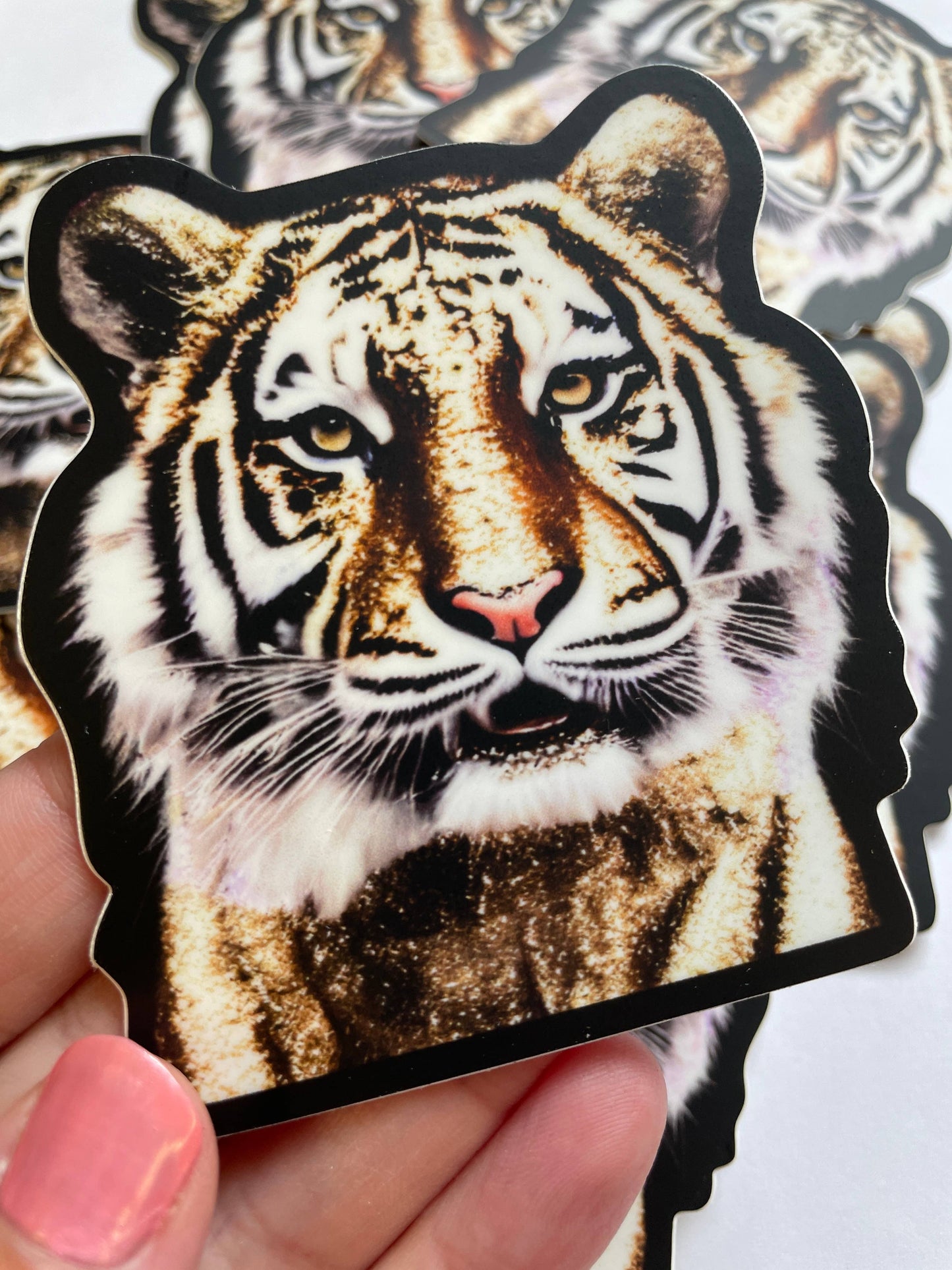 GAME DAY STICKER - Glistening Tiger