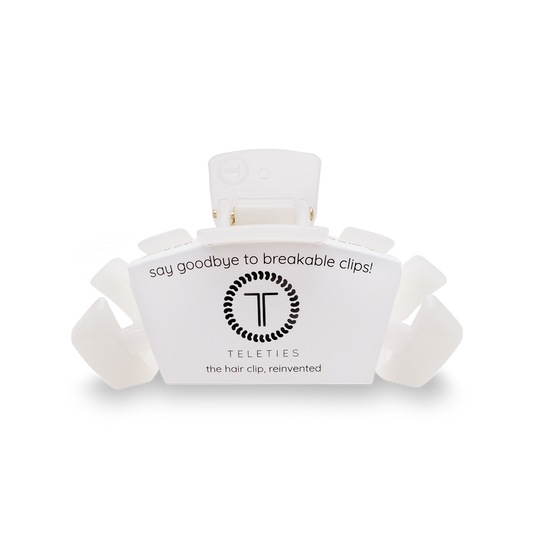 Classic Hair Clip | Small | Coconut White