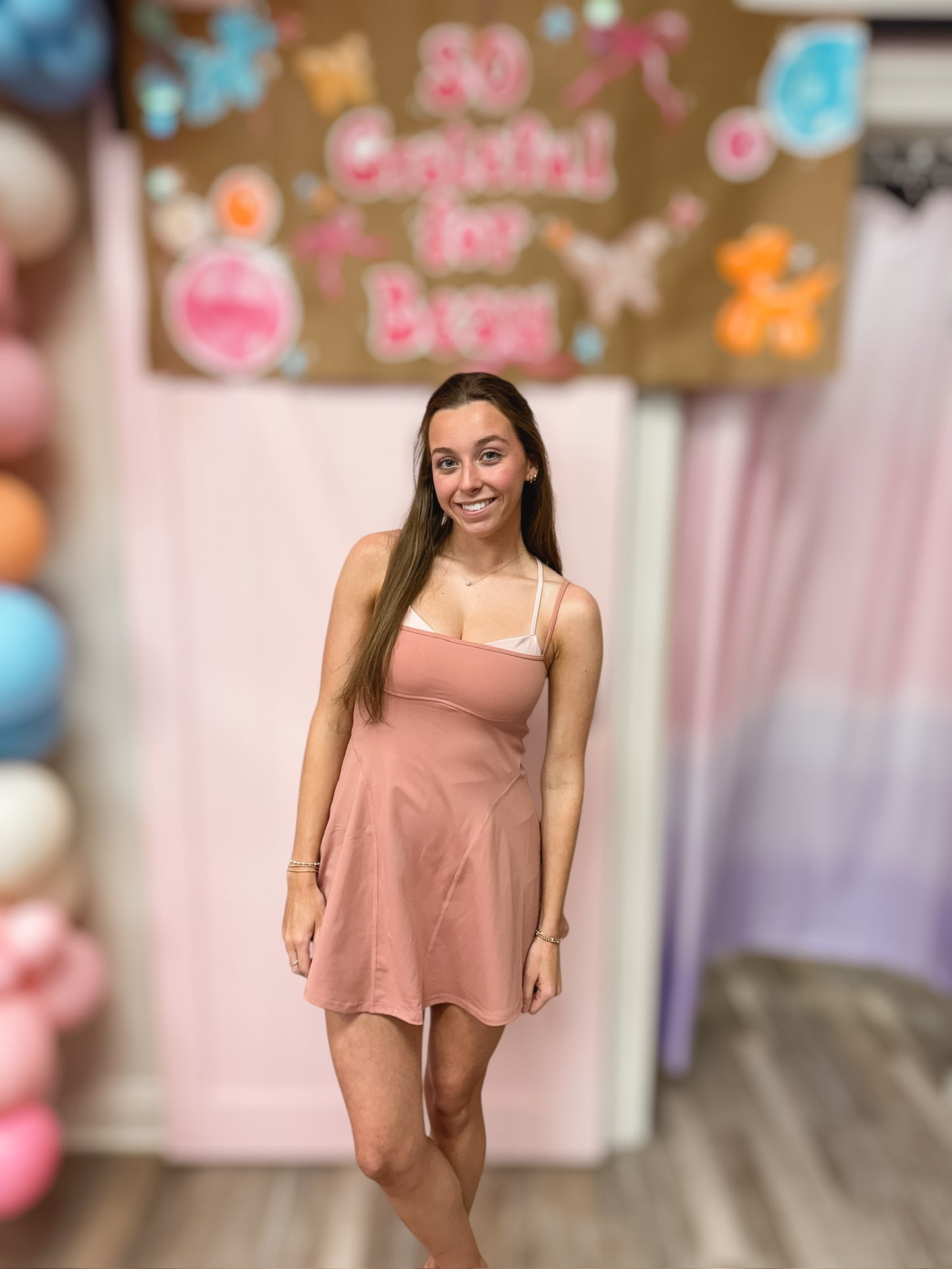 Baseline Tennis Dress Petal