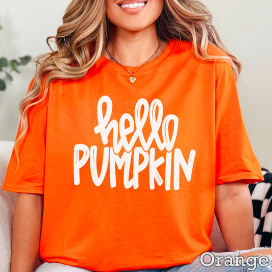 Hello Pumpkin Fall Women’s Graphic Tee