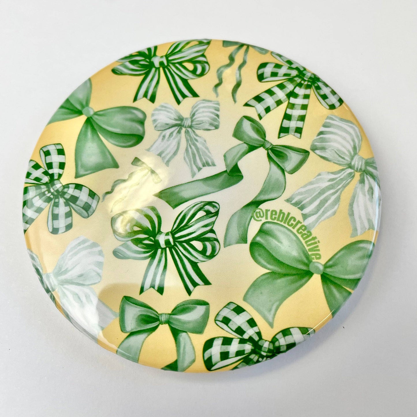 Bowland - Green & Yellow - Game Day Button