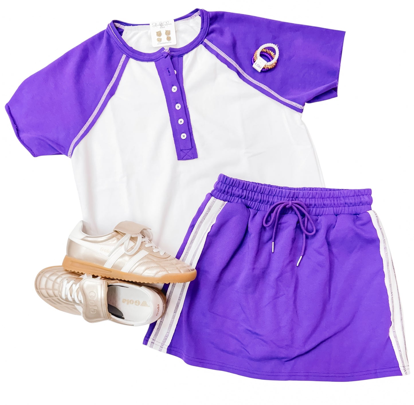 Purple Half Time Skirt