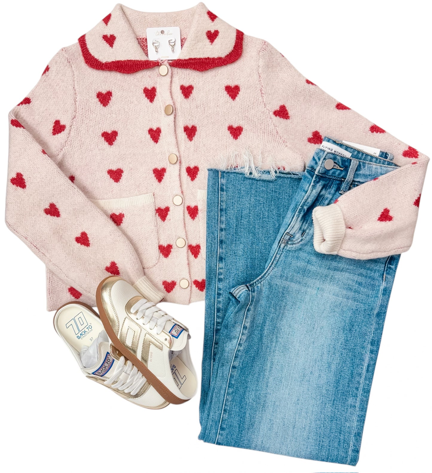 All My Love Collar Cardigan Sweater