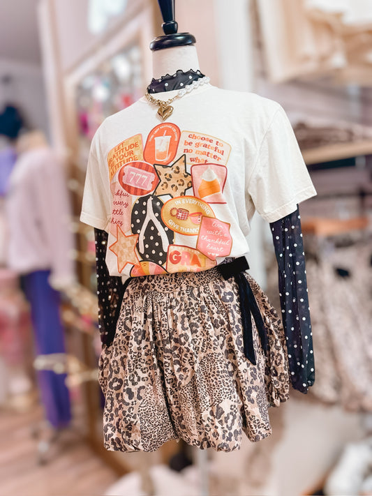 Black Polka Dot Mesh Long Sleeve Top