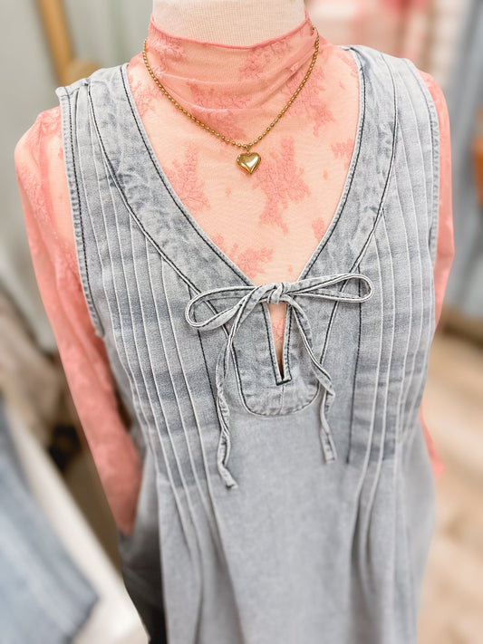 Vivian Blush Mock Neck Lace Top