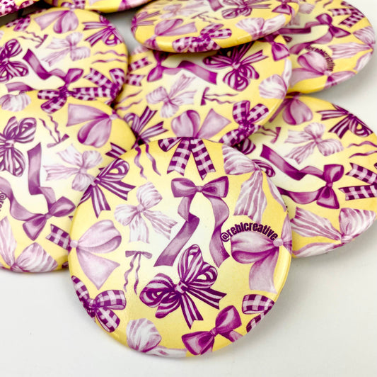 Bowland - Purple and Yellow - Game Day Button