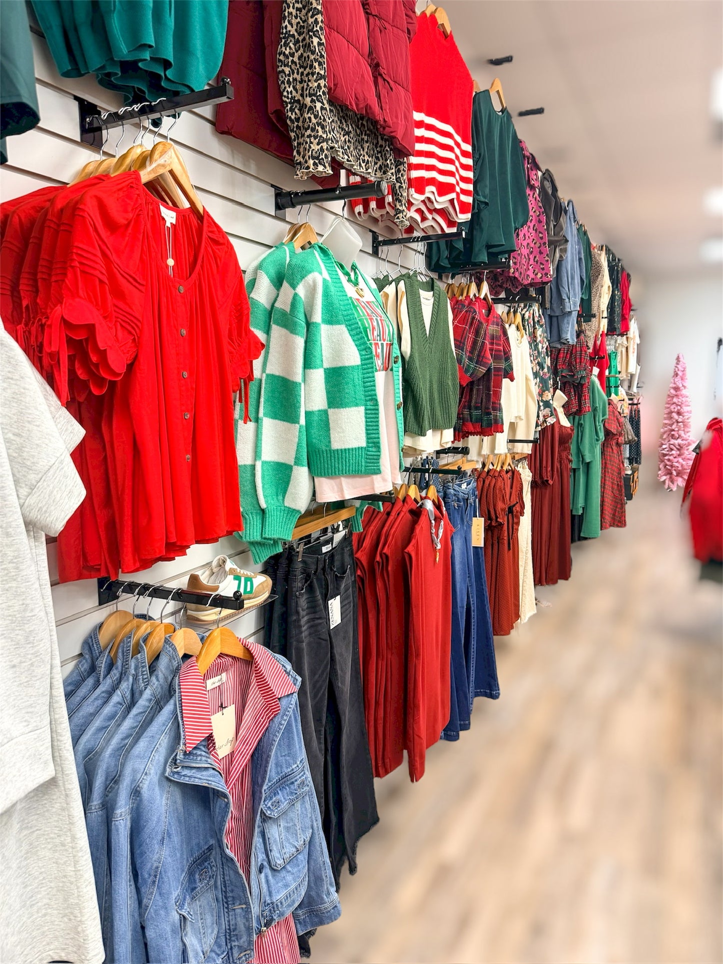 Cozy Emerald Checkered Cardigan