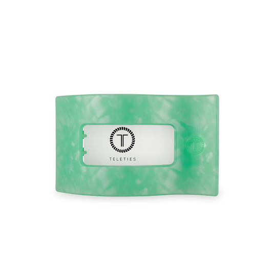 Flat Rectangle Hair Clip | Medium | Spring Splash