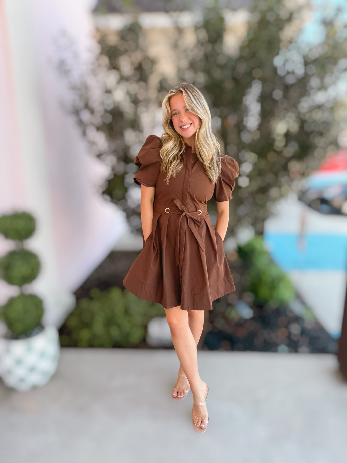 Espresso Chic Dress