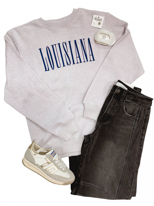 Iced Purple Louisiana Crewneck
