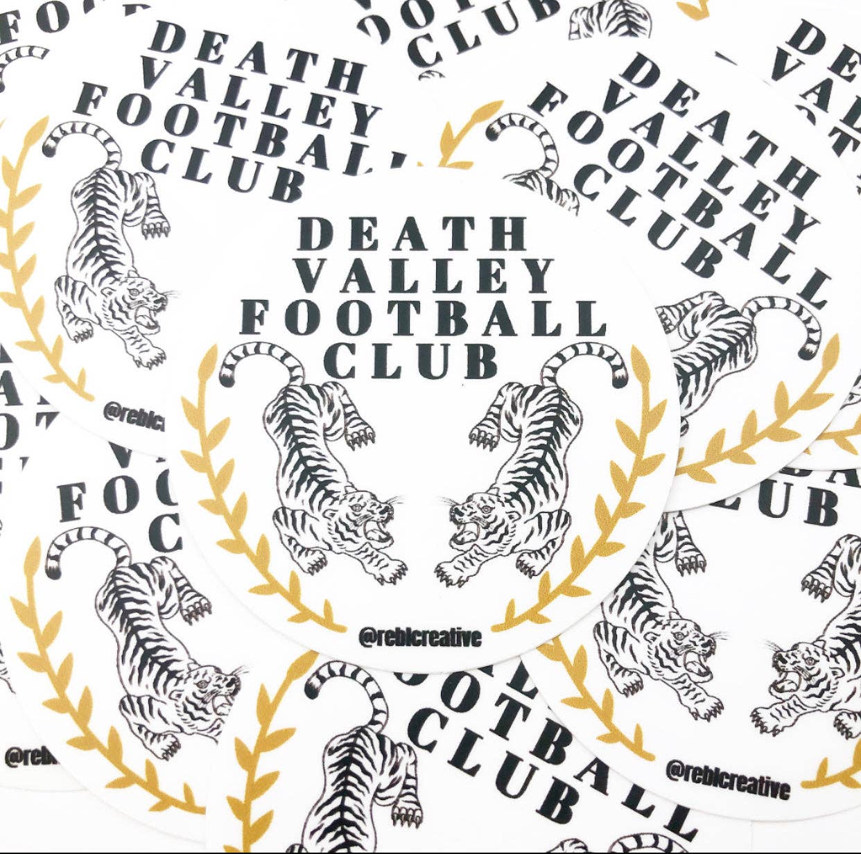 GAME DAY STICKER - DVFC White