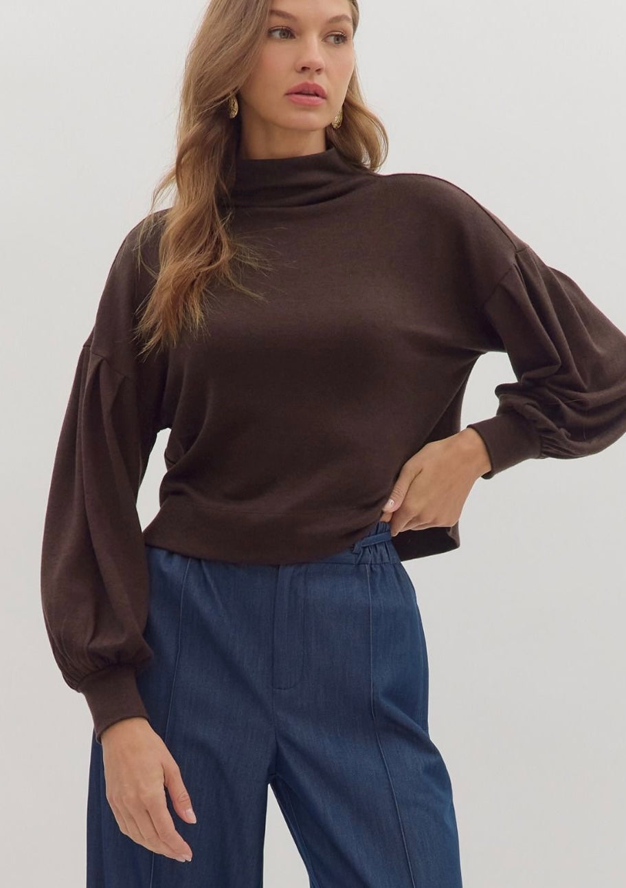 It’s So Nice Brown Sweater Top