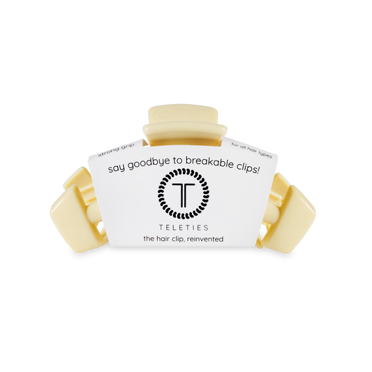 Classic Hair Clip | Small | Butter Yellow