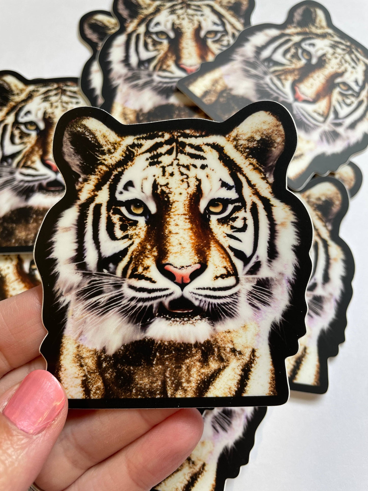 GAME DAY STICKER - Glistening Tiger