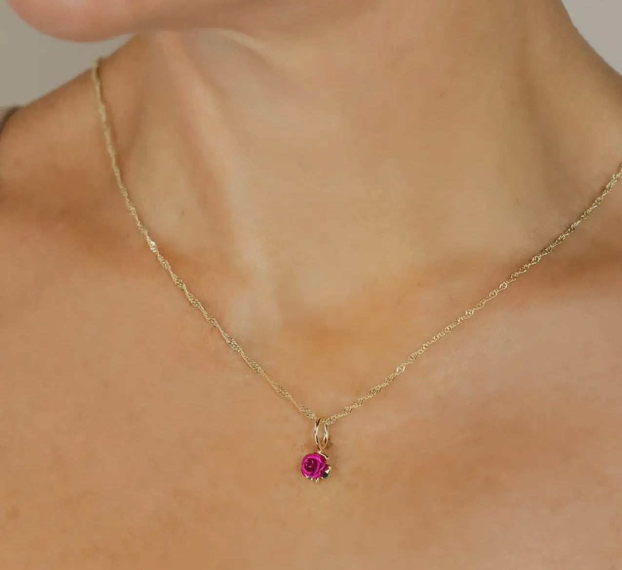 In Bloom Mini Rose Charm