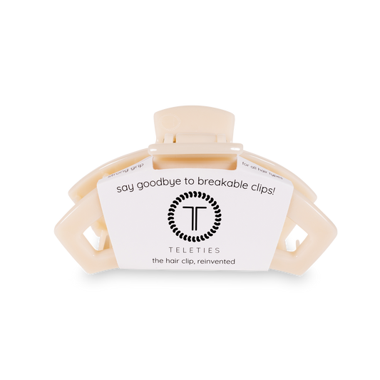 Open Hair Clip | Medium | Almond Beige