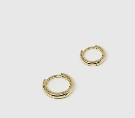 Perfectly Pearl Charm Huggies