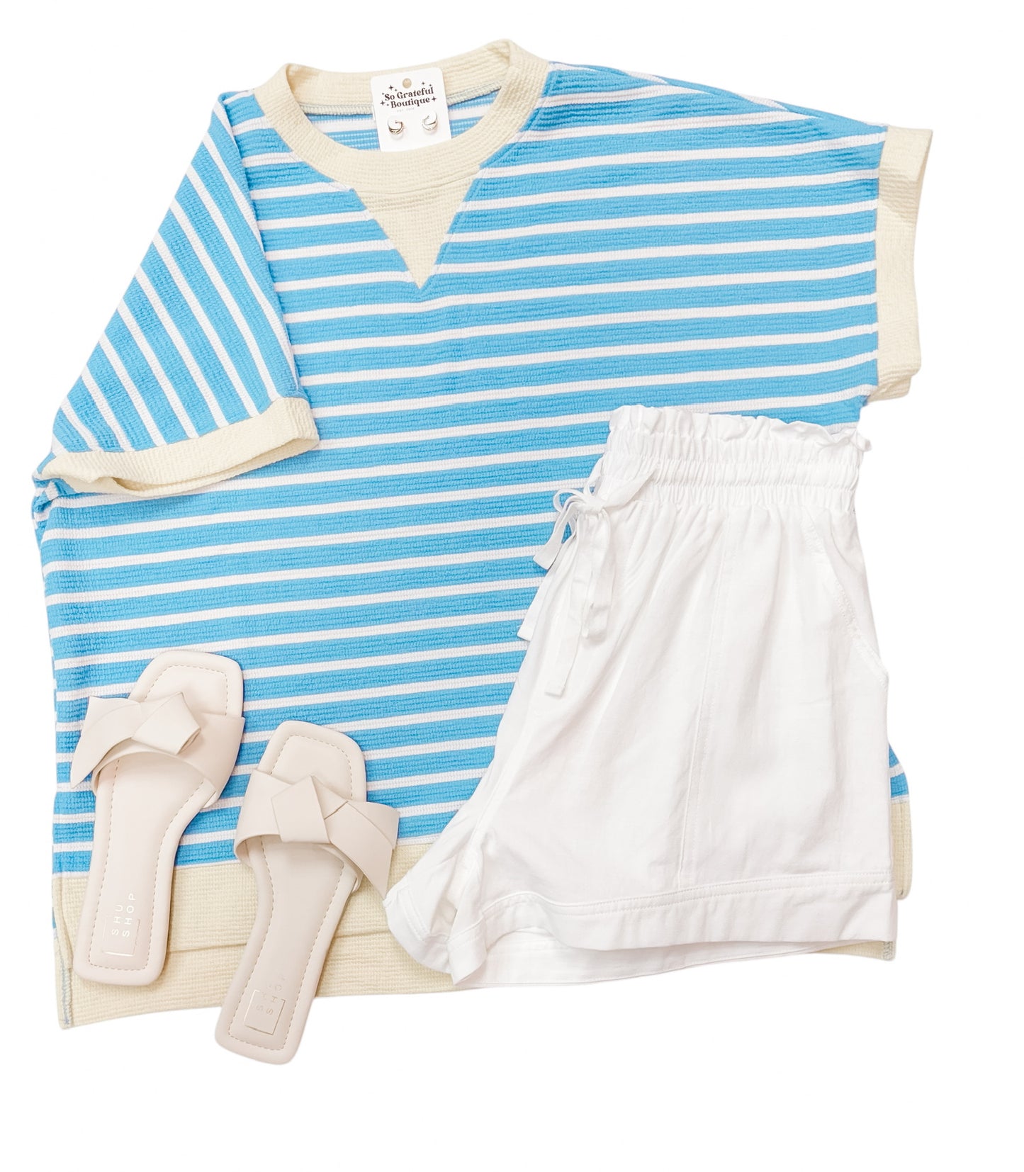 Classic White Linen Shorts
