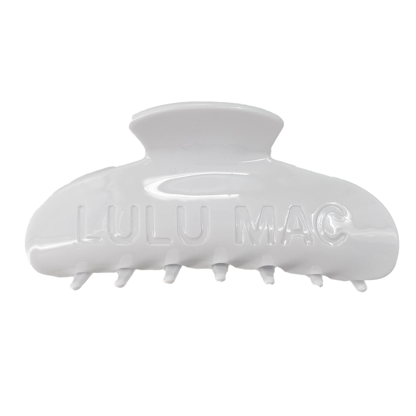 LULU MAC HAIR CLIPS White