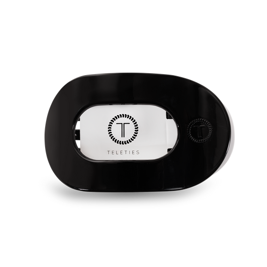 Round Flat Hair Clip | Small | Jet Black