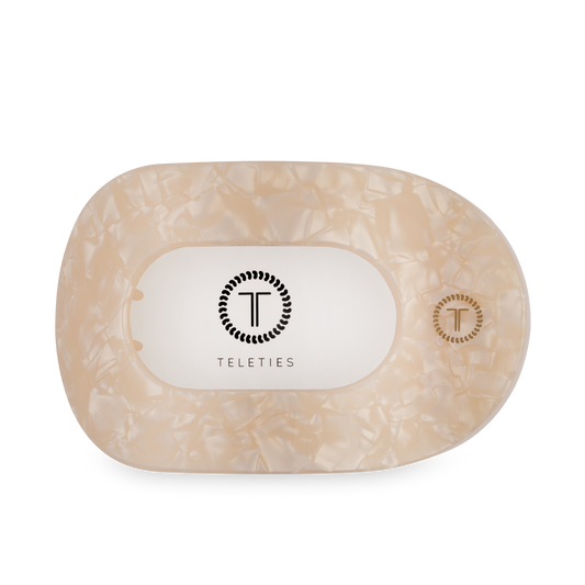 Flat Round Hair Clip | Large | Soft Surf