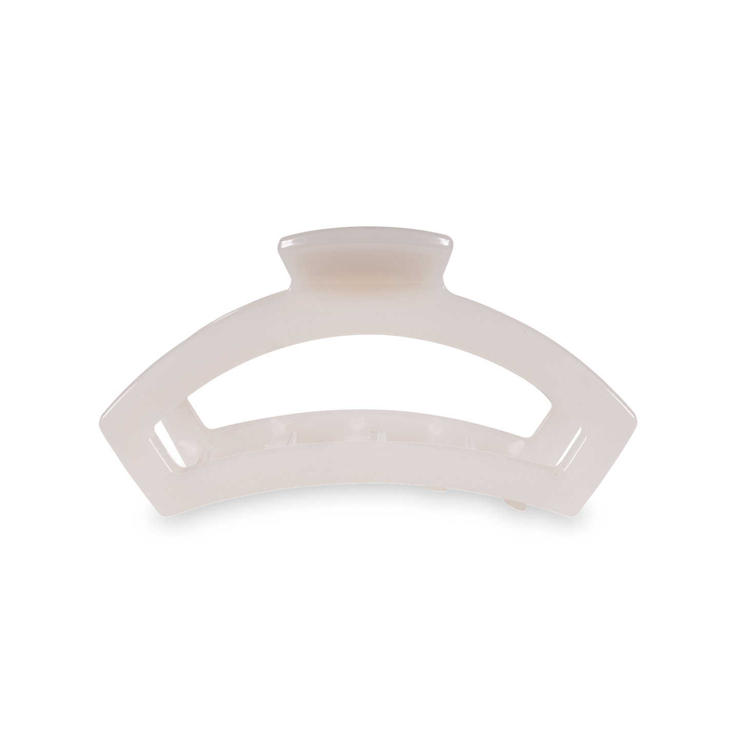 Open Hair Clip | Medium | Coconut White