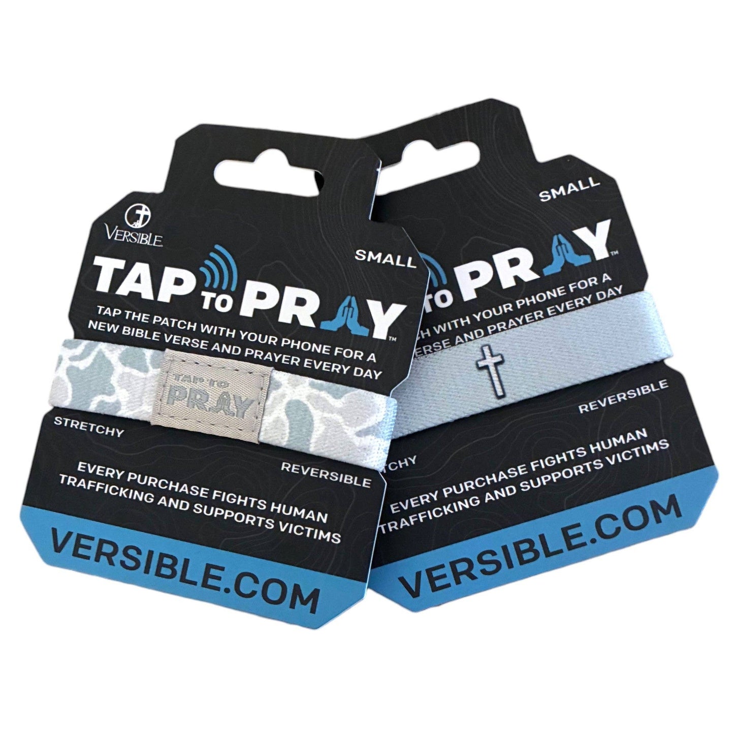 Tap To Pray® Wristband – River Rock Camo - Aspen