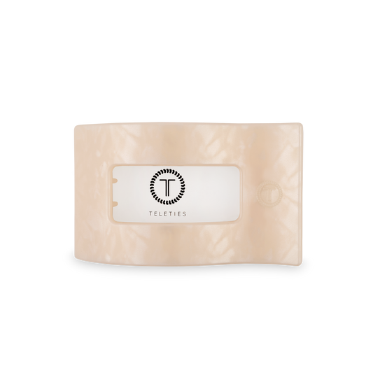 Flat Rectangle Hair Clip | Medium | Soft Surf