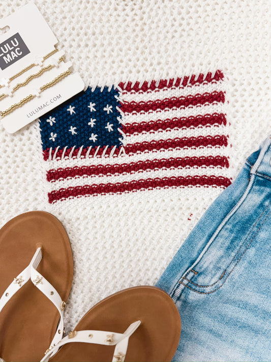 ACER FLAG KNITED TOP