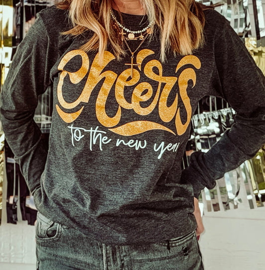 Cheers To The New Year LS Graphic