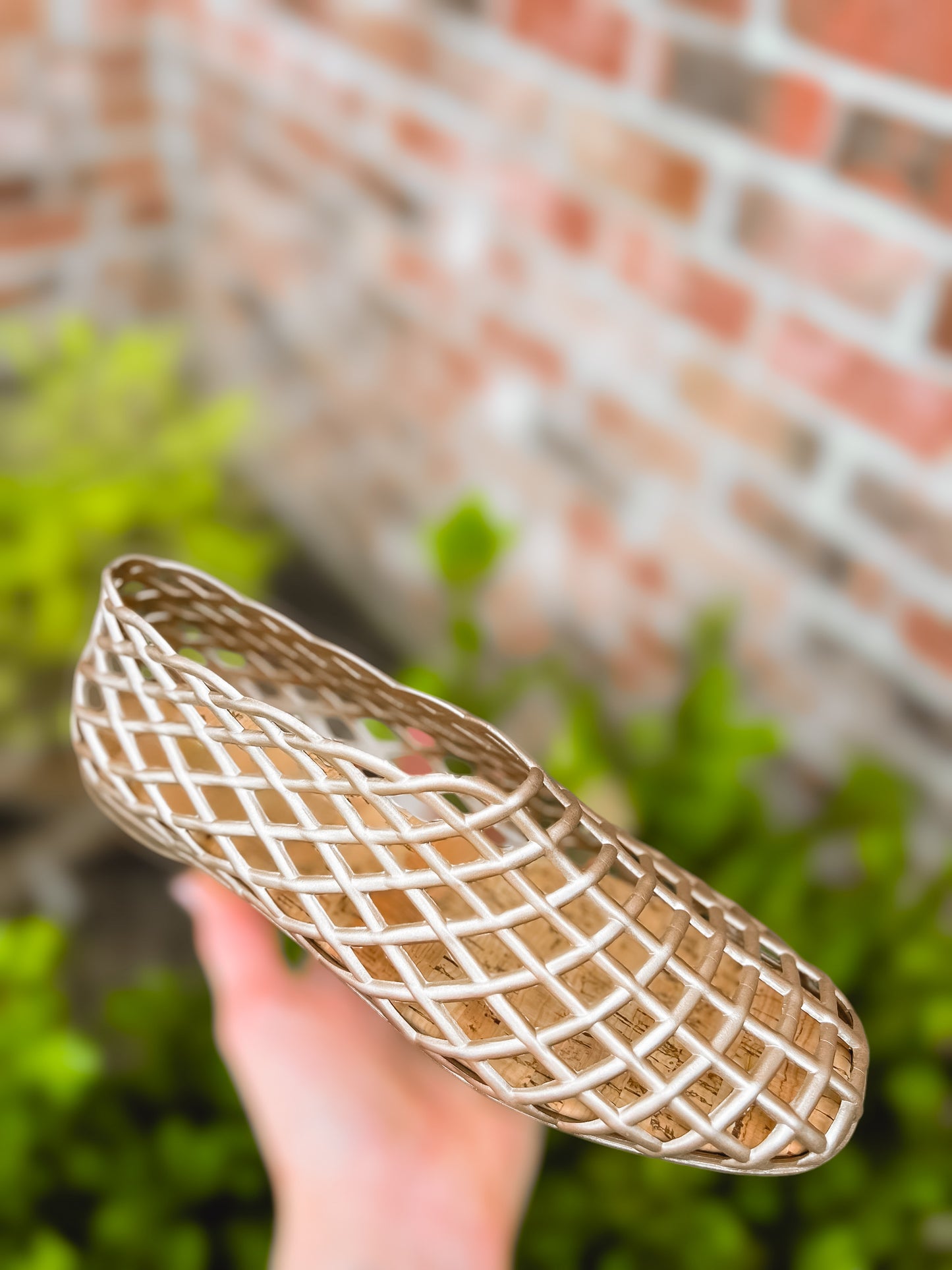 Mica Gold Jelly Sandal