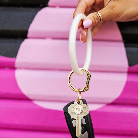 Resin Big O® Key Ring - Marshmellow