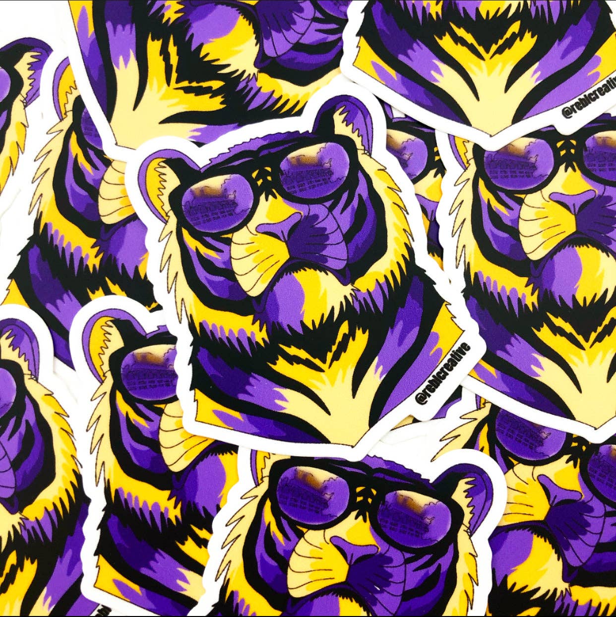 GAME DAY STICKER - Team Tiger