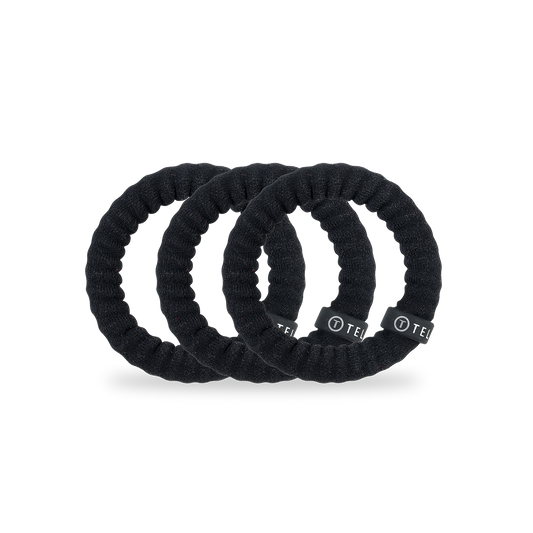 Nylon Hair Ties | Small | Jet Black