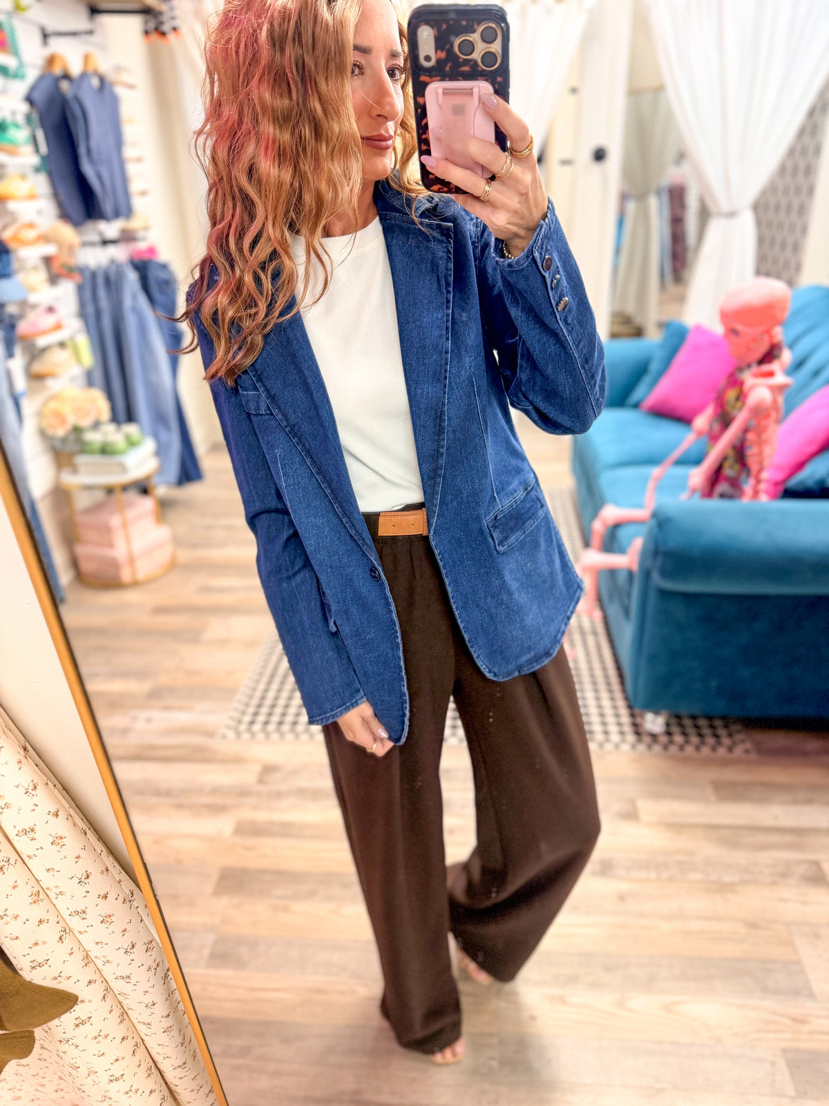 Timeless Belted Brown Pants