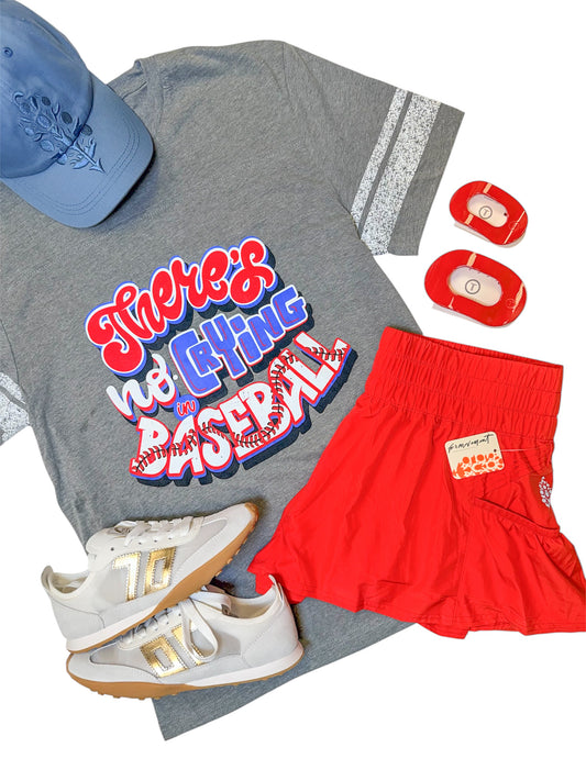 There’s No Crying In Baseball Graphic Tee