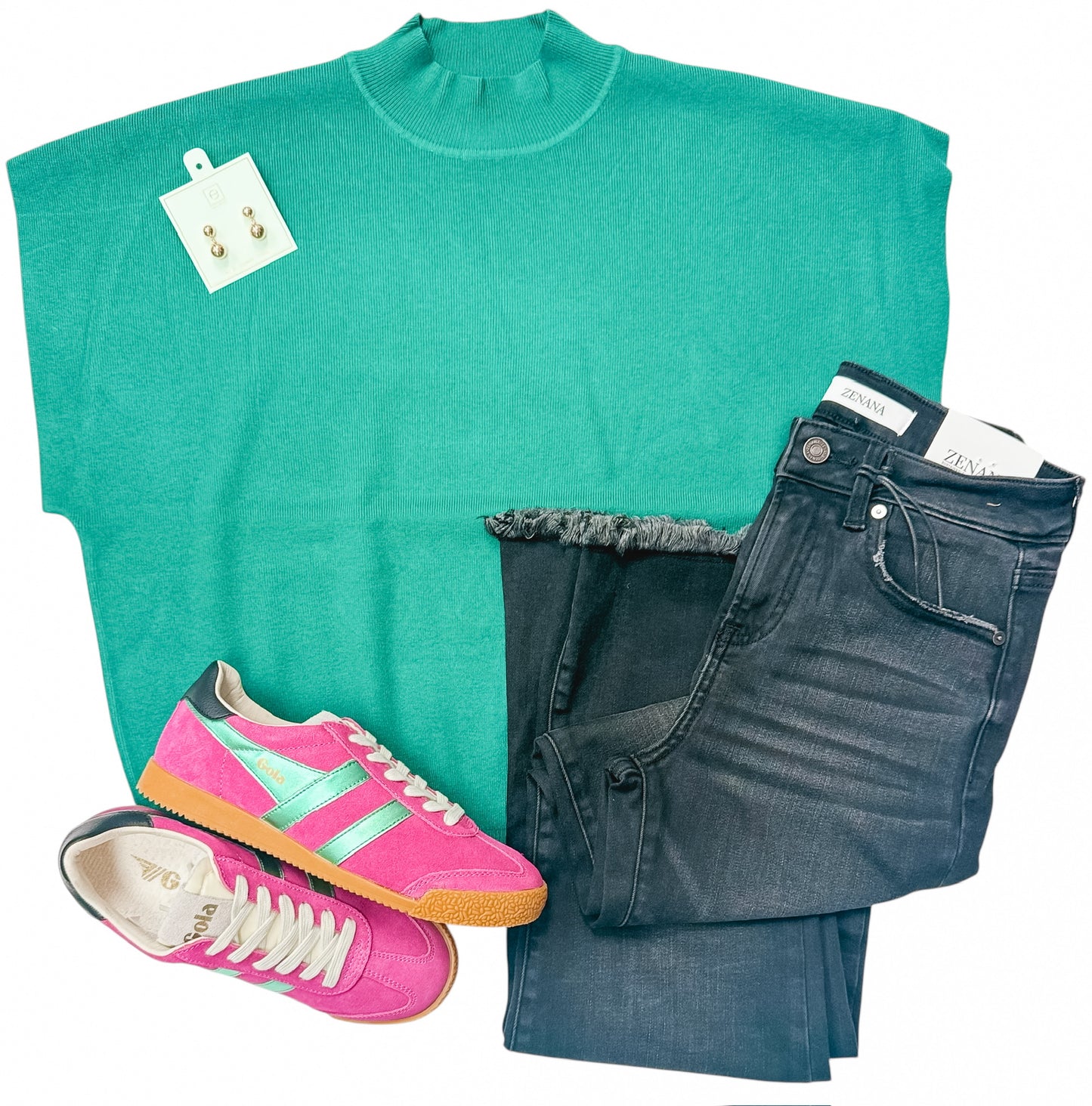 Forest Dolman Sleeve Sweater