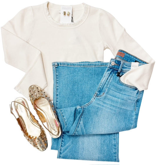 Pretty Liar Cream Sweater