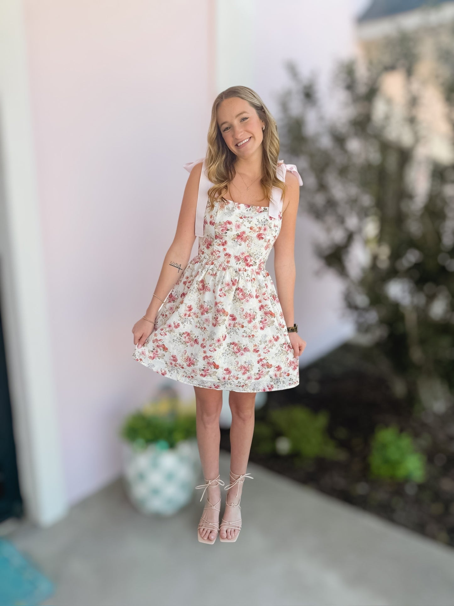 Hanna Eyelet Nidia Mini Dress