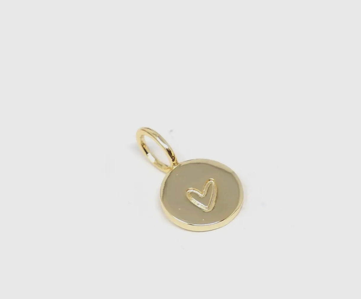 Engraved Heart Charm