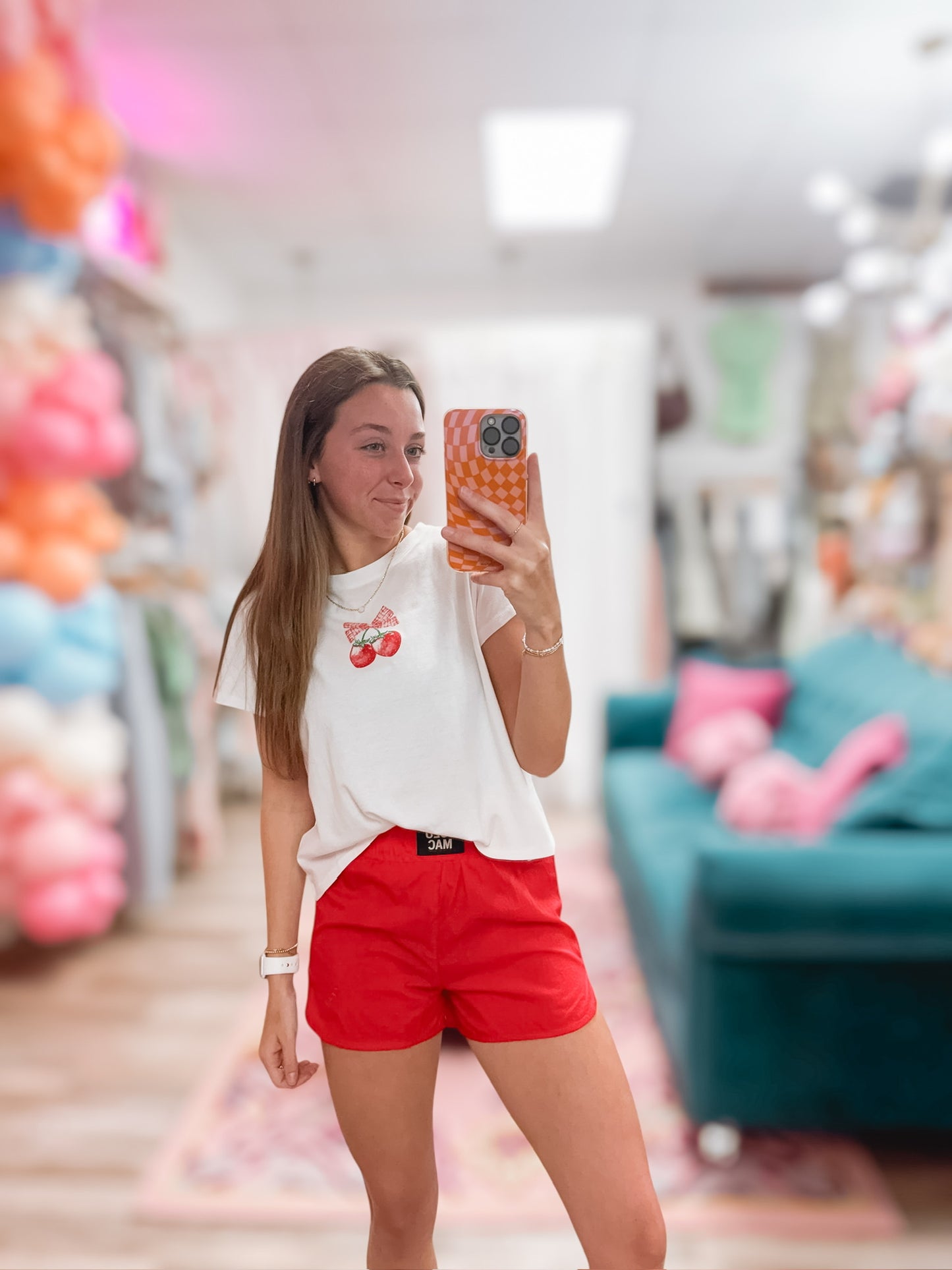 Strawberry Bow Graphic Tee